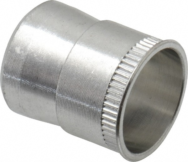 RivetKing. 31C1ISRAP/P25 5/16-18 UNC, Uncoated, Aluminum Knurled Rivet Nut Inserts Image