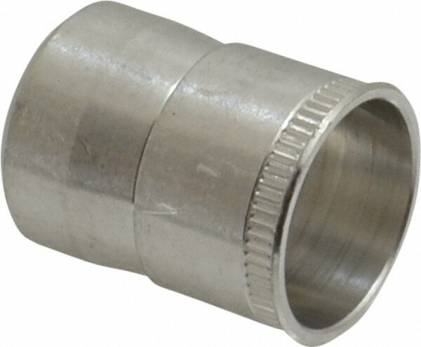 3/8-16 UNC, Uncoated, Aluminum Knurled Rivet Nut Inserts