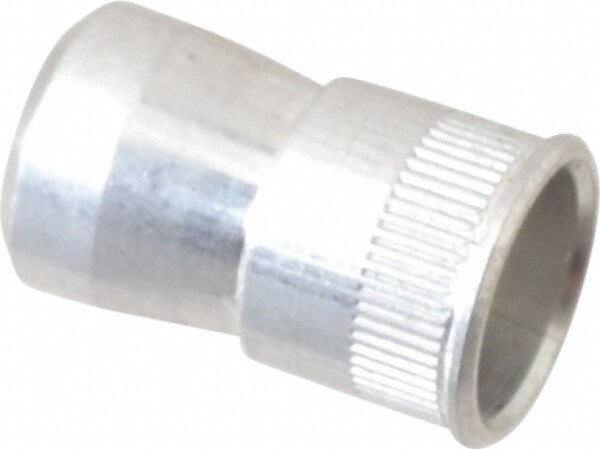 #6-32 UNC, Uncoated, Aluminum Knurled Rivet Nut Inserts
