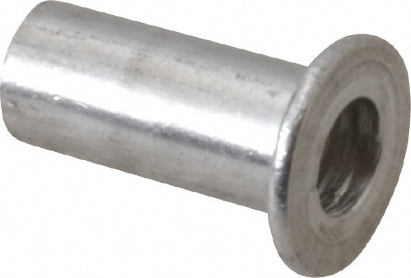 RivetKing. 8C3IRLAP/P100 #8-32, 0.12 to 0.16" Grip, #2, Aluminum Standard Rivet Nut Image