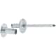 100 Qty Aluminum Blind Rivets 1/8" Diameter x 1/8" Grip #4-2 BCP865 
