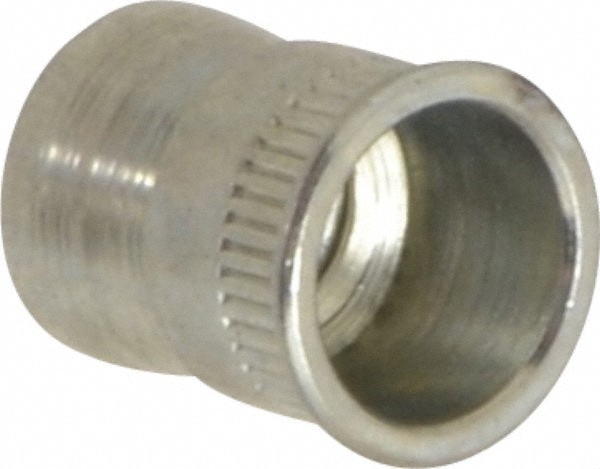 RivetKing. 10F1ISRSZ/P50 #10-32 UNC, Zinc-Plated, Steel Knurled Rivet Nut Inserts Image