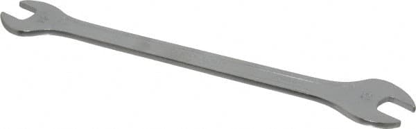 Extra Thin Open End Wrench: Double End Head, 12 mm x 13 mm, Double Ended