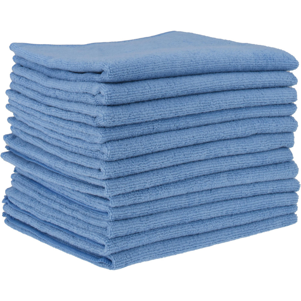 Photos - Wheelbarrow / Trolley PRO-SOURCE Microfiber Cloth: Virgin, Microfiber Microfiber - Blue, Low Lint, 12 Towels per Pack | Part #PNP915124B PNP915124