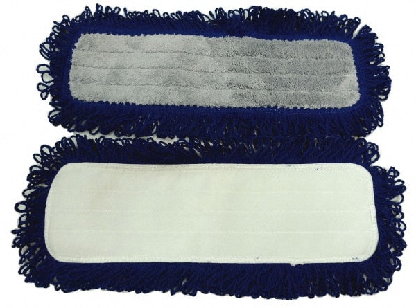 Dust Mop Pad: Microfiber, 5-1/2" OAW, 18" OAL