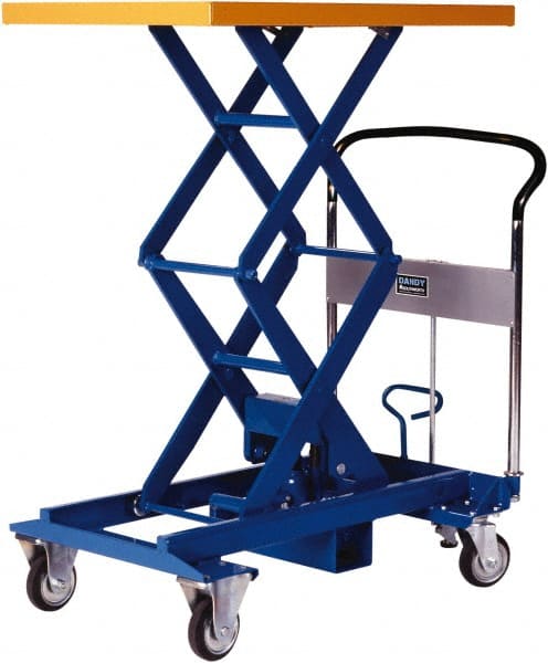 Mobile Air Lift Table: 770 lb Capacity, 23-19/32'' Platform