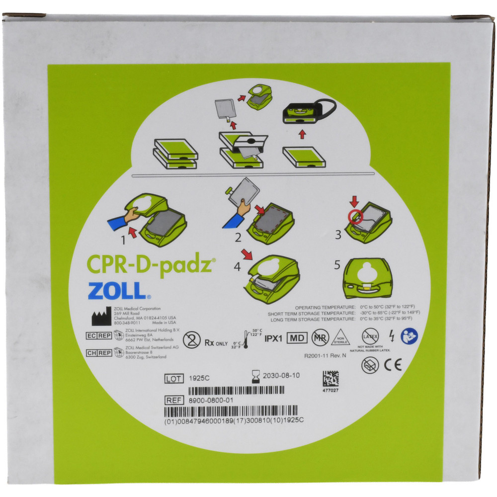 健康・医学 dodo Zoll - Adult CPR Pad | MSC Direct
