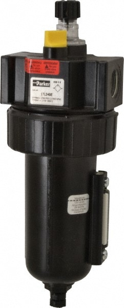 Parker 17L34BE Standard Compressed Air Lubricator: 1/2" Port, NPT Ends, 90 CFM Image