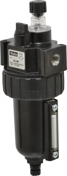 Parker 06L14BE Intermediate Compressed Air Lubricator: 1/4" Port, NPT Ends, 40 CFM Image