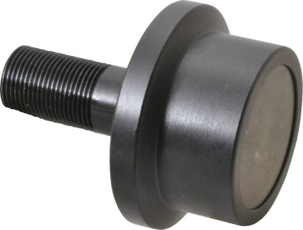 Accurate Bushing | Smith Bearing® Flanged Cam Follower: 2.25 Stud Length - 3.18 mm Flange Dia, 3,120 lb Static Load Capacity, Steel Roller | Part
