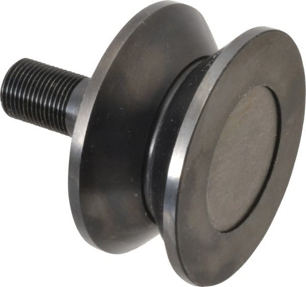 Accurate Bushing | Smith Bearing® V-Groove Cam Follower: 3-1/2 Roller Dia, 1.6875