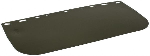 Face Shield Windows & Screens: Replacement Window, Gray, 8" High, 0.04" Thick