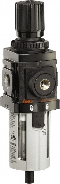 ARO/Ingersoll-Rand P39234-100 FRL Combination Unit: 3/8 NPT, Compact, 1 Pc Filter/Regulator Image