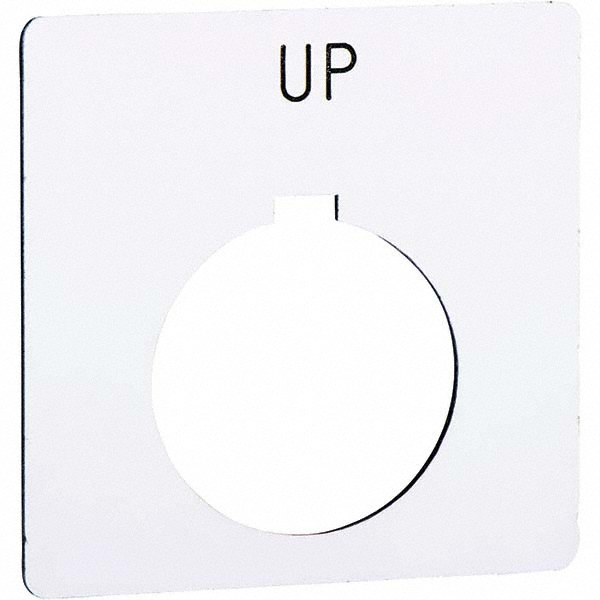 Schneider Electric - Square, Aluminum Legend Plate - Up | MSC Direct