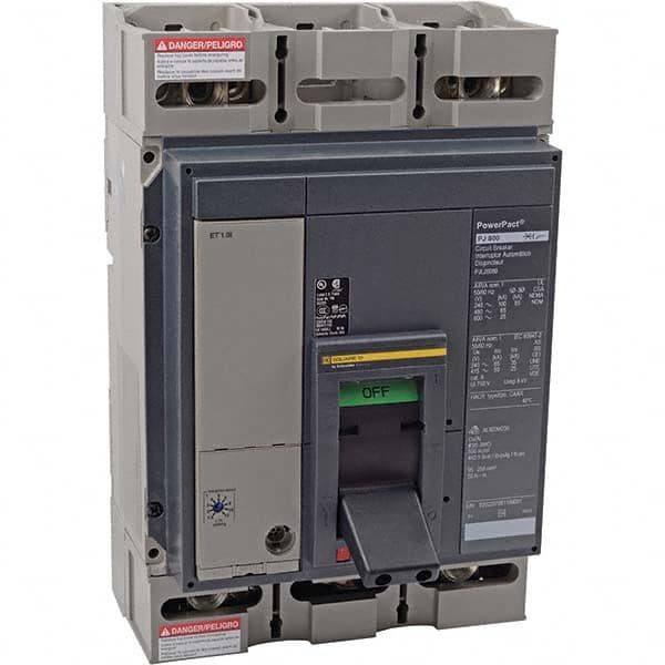 Square D - 800 Amp, 480 VAC, 3 Pole, Panel Mount Molded Case 