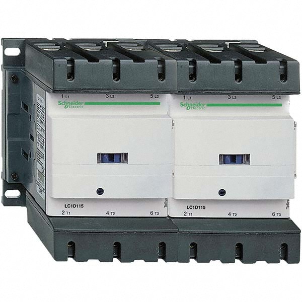 3 Pole, 220 Coil VAC at 50/60 Hz, 150 Amp at 440 VAC, Reversible IEC Contactor