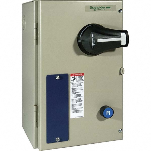 Schneider Electric LE1D126B62OG70 120 VAC, 12 Continuous Amp, Enclosed IEC Combination Starter Image