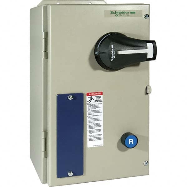 Schneider Electric LE1D096B72OG70 3 Pole, 120 VAC, 9 Continuous Amp, Enclosed IEC Combination Starter 