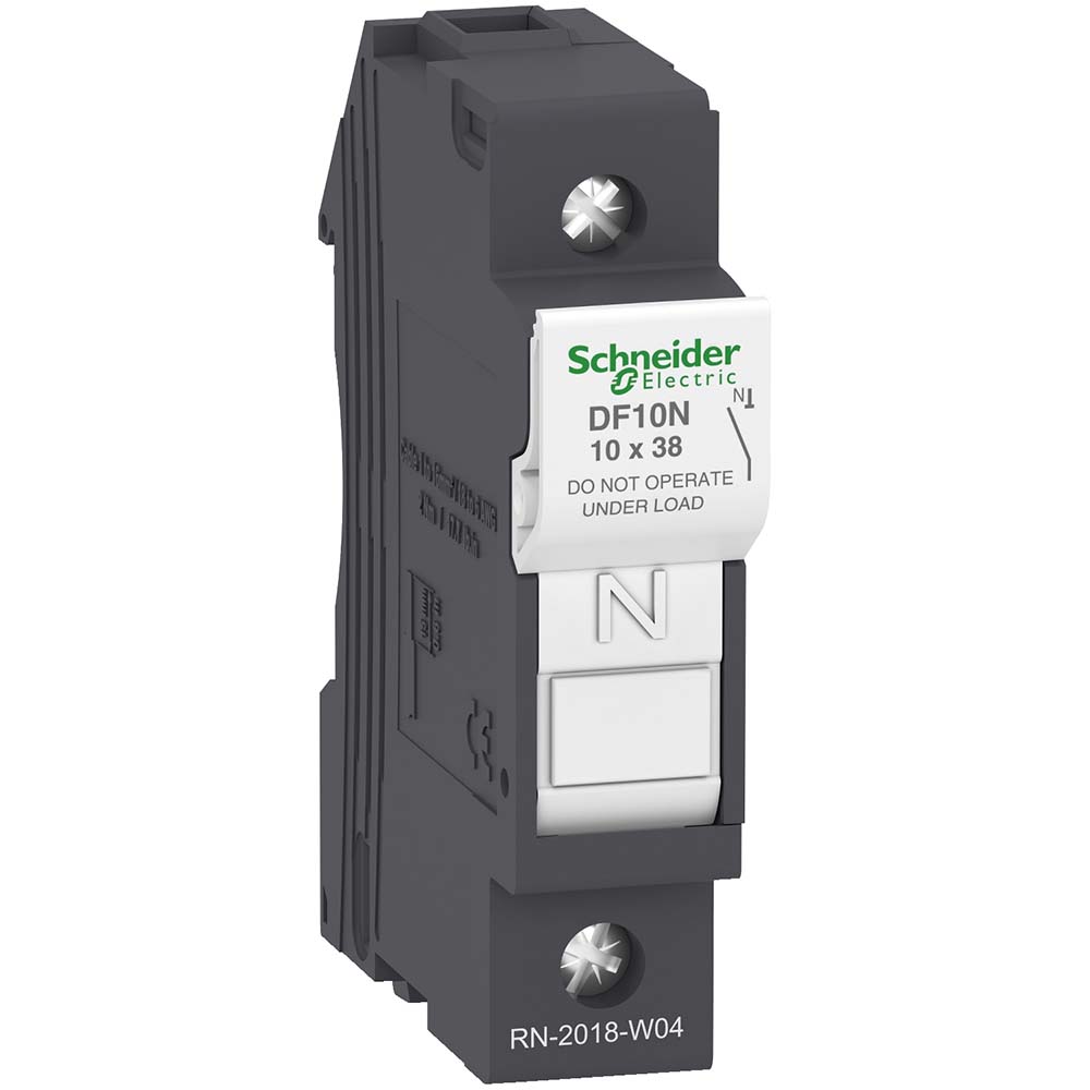 Schneider Electric 1 Pole, 600 Volt, 32 Amp, DIN Rail Mount Fuse