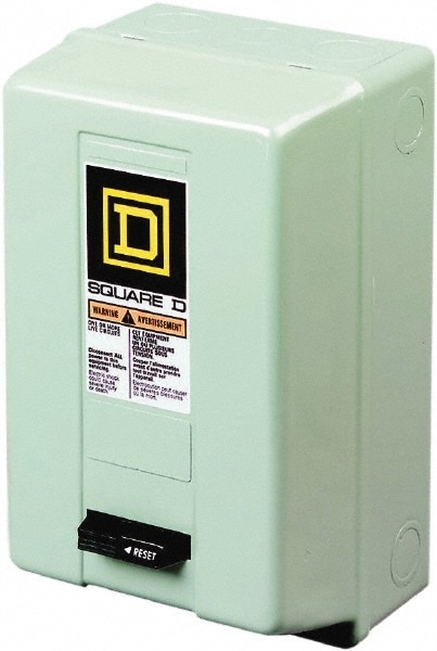 Square D 8502SEG2V03 3 Pole, 220 Coil VAC at 50 Hz, 240 Coil VAC at 60 Hz, 90 Amp NEMA Contactor Image