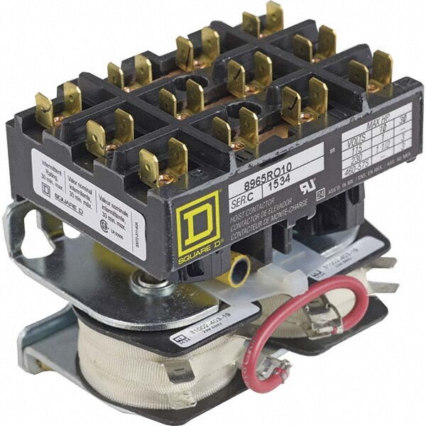 Square d 3 pole 24 coil vac at 60 hz reversible definite purpose