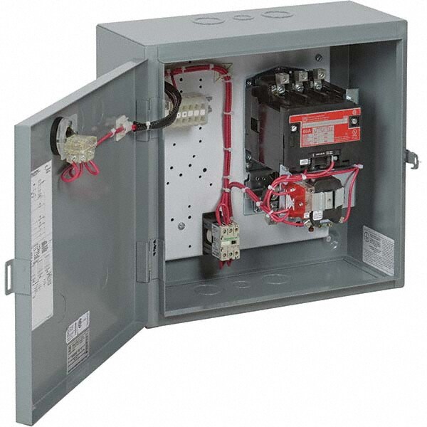 1 NEMA Rated, 4 Pole, Electrically Held Lighting Contactor