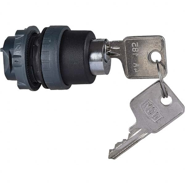 Schneider Electric 22mm Mount Hole Key Operated Selector Switch Only Msc Industrial Supply