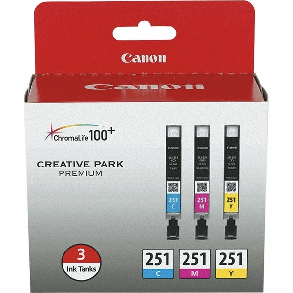 Canon - Canon® 6514B009 (CLI-251) ChromaLife100+ Ink, Cyan/Magenta ...