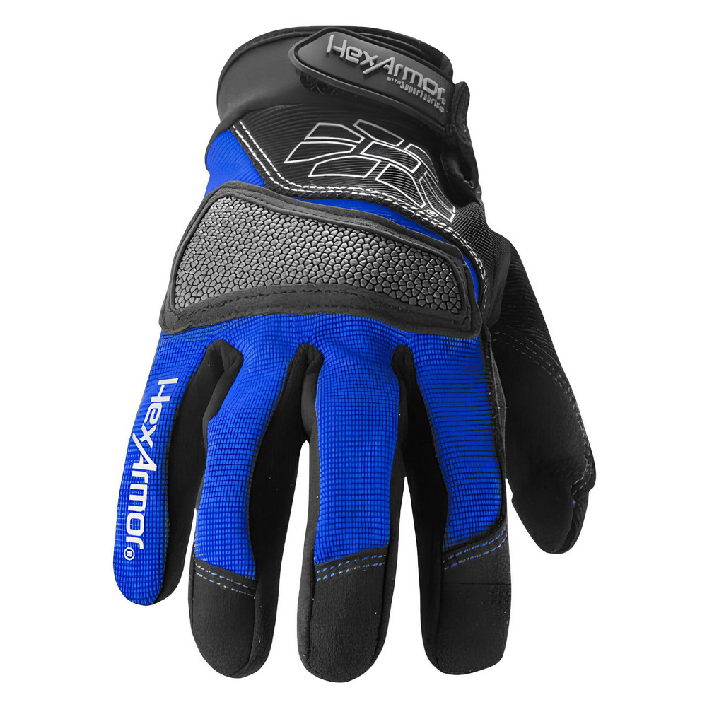 HexArmor® Work Gloves: Mechanics+ Chrome Series 4018, Size 2X - Main Image