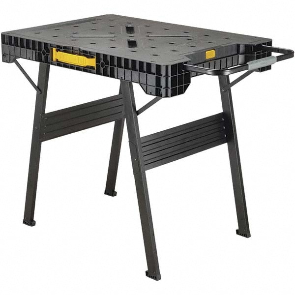 Stationary Portable Folding Workbench: