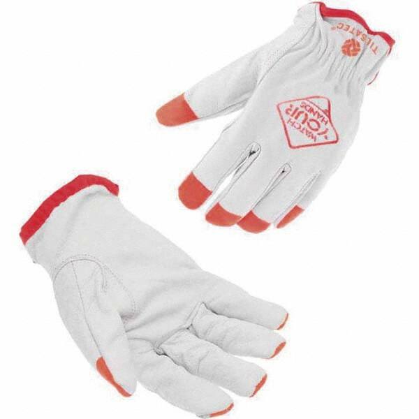 Tilsatec TTP230CRFR-080 Cut, Puncture & Abrasive-Resistant Gloves: Size M, ANSI Cut A6, ANSI Puncture 4, Leather 