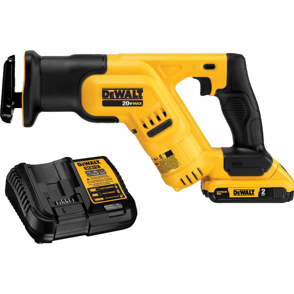 Photos - Power Saw DeWALT Cordless Reciprocating Saw: 20V, 2,900 SPM - 1 20V Max XR Lithium-ion Battery | Part #DCS387D1 DCS387D1 