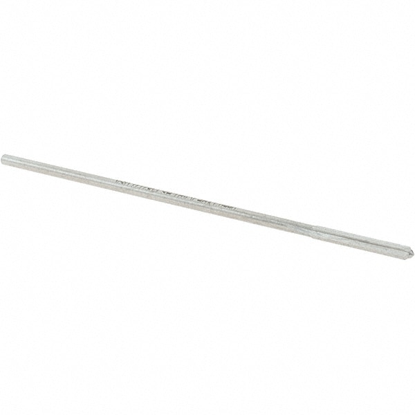 Alvord Polk 10076 Chucking Reamer: 0.066" Dia, 2-1/2" OAL, 1/2" Flute Length, Straight Shank, High Speed Steel 