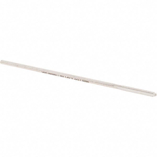 Alvord Polk 10075 Chucking Reamer: 0.0655" Dia, 2-1/2" OAL, 1/2" Flute Length, Straight Shank, High Speed Steel 