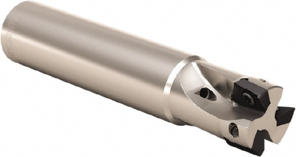 Indexable Square-Shoulder End Mill: R217.69-00.750-0064LAN, 3/4" Cut Dia, 0.197" Max Depth of Cut, 5/8" Dia Cylindrical Shank