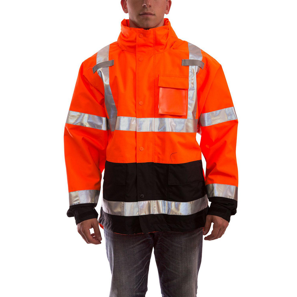 Tingley Rain & Chemical Resistant Jacket Small, Fluorescent Orange