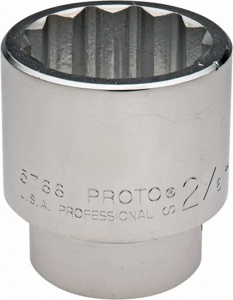 PROTO J5766 Hand Socket: 2-1/16" Socket, 12-Point Image