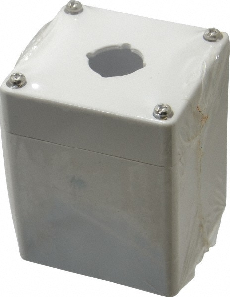 Eaton Cutler-Hammer E22CDP1 1 Hole, 22-1/2mm Hole Diameter, Polycarbonate Pushbutton Switch Enclosure Image