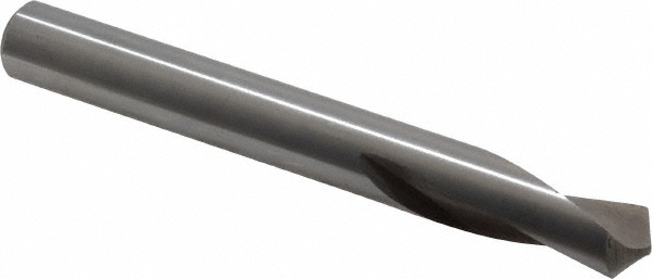 Spotting Drill: 3/8" Dia, 120 ° Point, 3-1/8" OAL, High Speed Steel