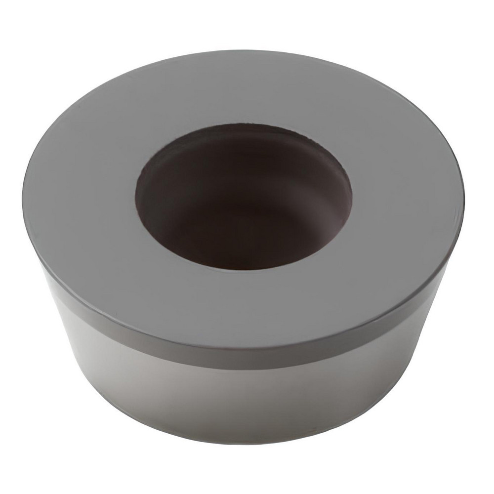 Milling Insert: ANSI RDHW0803M0S-01030-LF, ISO RDHW0803M0S-01030-LF, CBN200, PCBN - Bright/Uncoated Finish, 0.1252" Thick, 0.3150" Wide