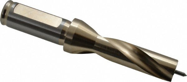 Seco 2445832 Replaceable Tip Drill: 17 to 17.99 mm Drill Dia, Weldon Flat Shank Image