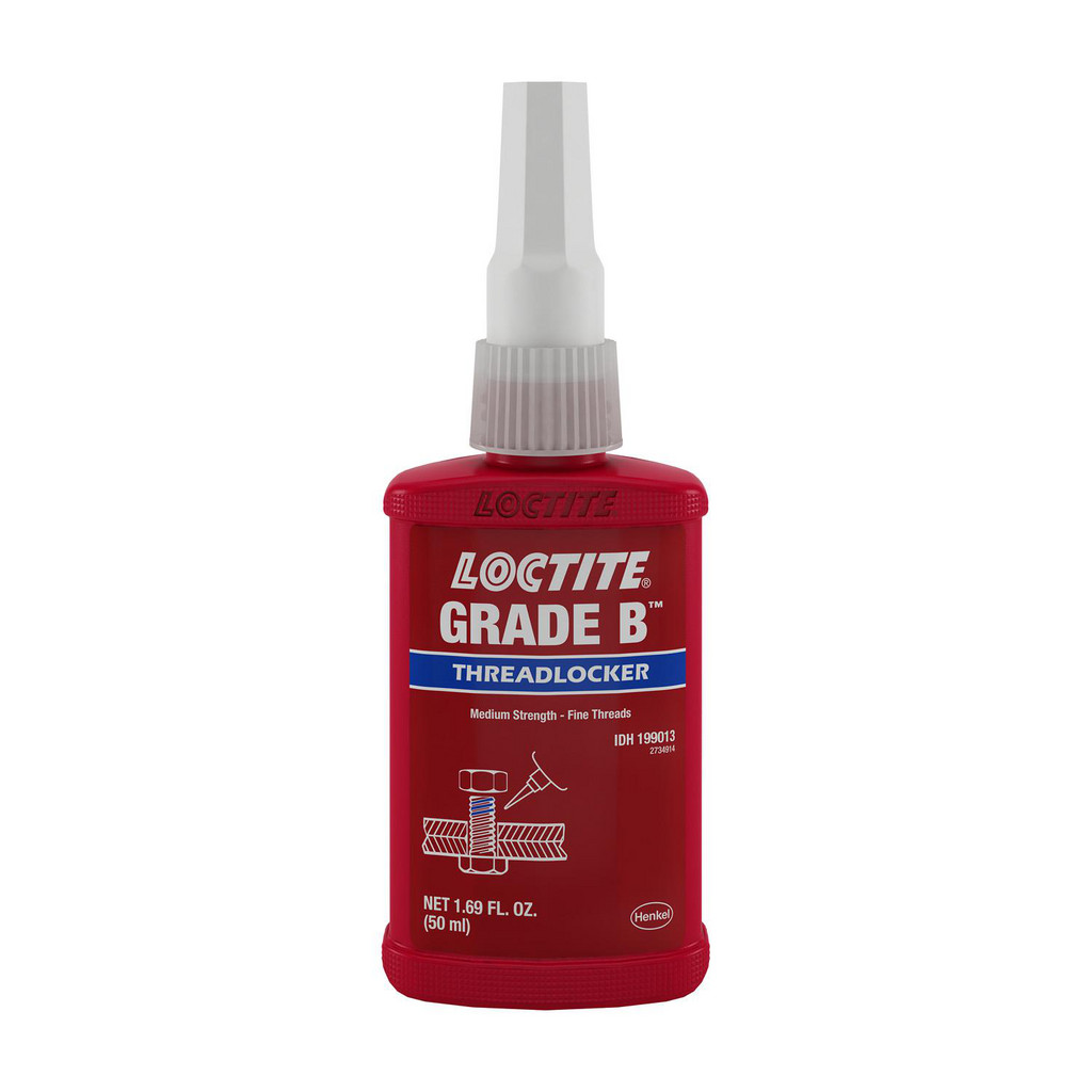 Loctite GRADE B Threadlocker, 50 ml Bottle - First generation, medium-strength threadlocker | Part #199013