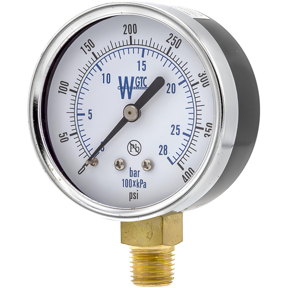 WGTC Pressure Gauges; Gauge Type Utility Gauge; Scale Type Dual