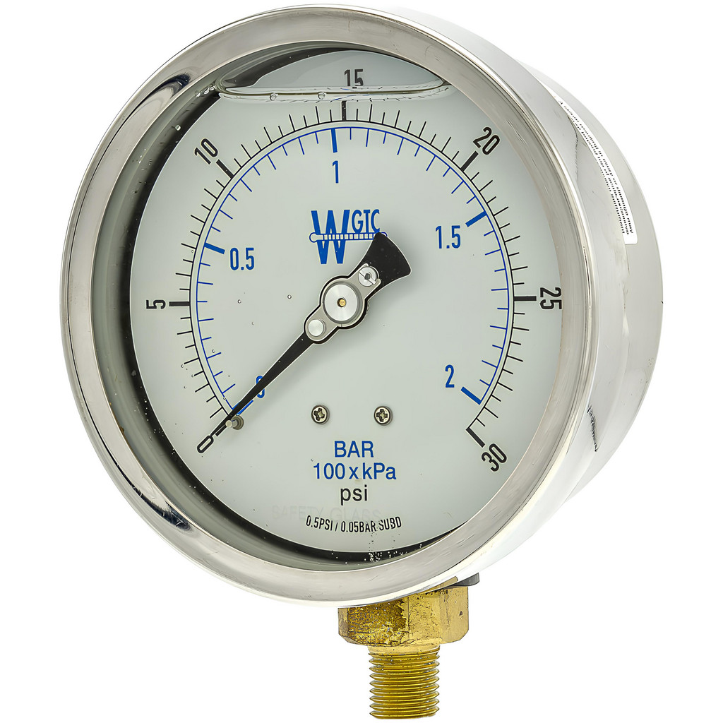 Heavy Duty Filled Gauge 2.5,4"