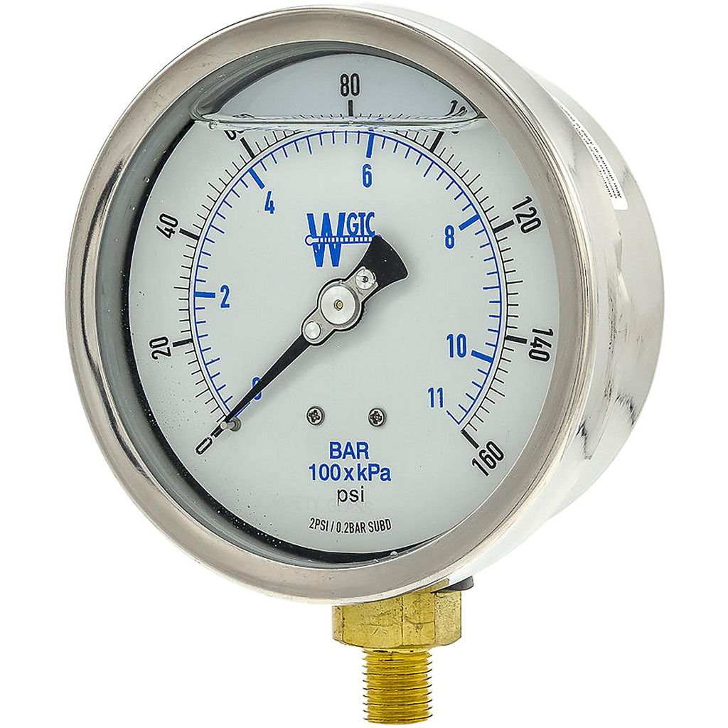 Heavy Duty Filled Gauge 2.5,4"