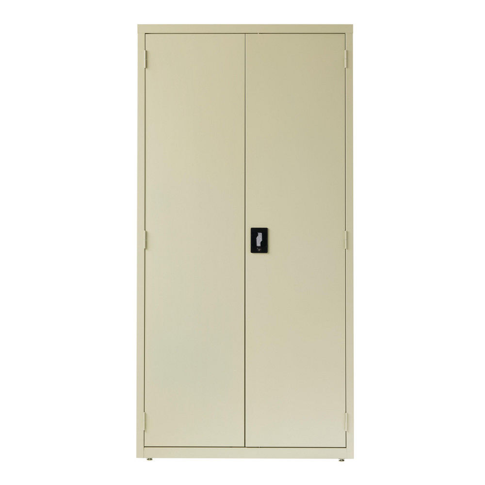 Steel Storage Cabinet: 36" Wide, 18" Deep, 72" High - 900 lb Load Capacity, 5 Shelf, Keyed