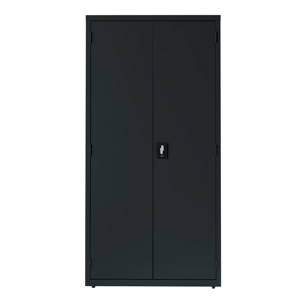 Steel Storage Cabinet: 36" Wide, 18" Deep, 72" High - 900 lb Load Capacity, 5 Shelf, Keyed