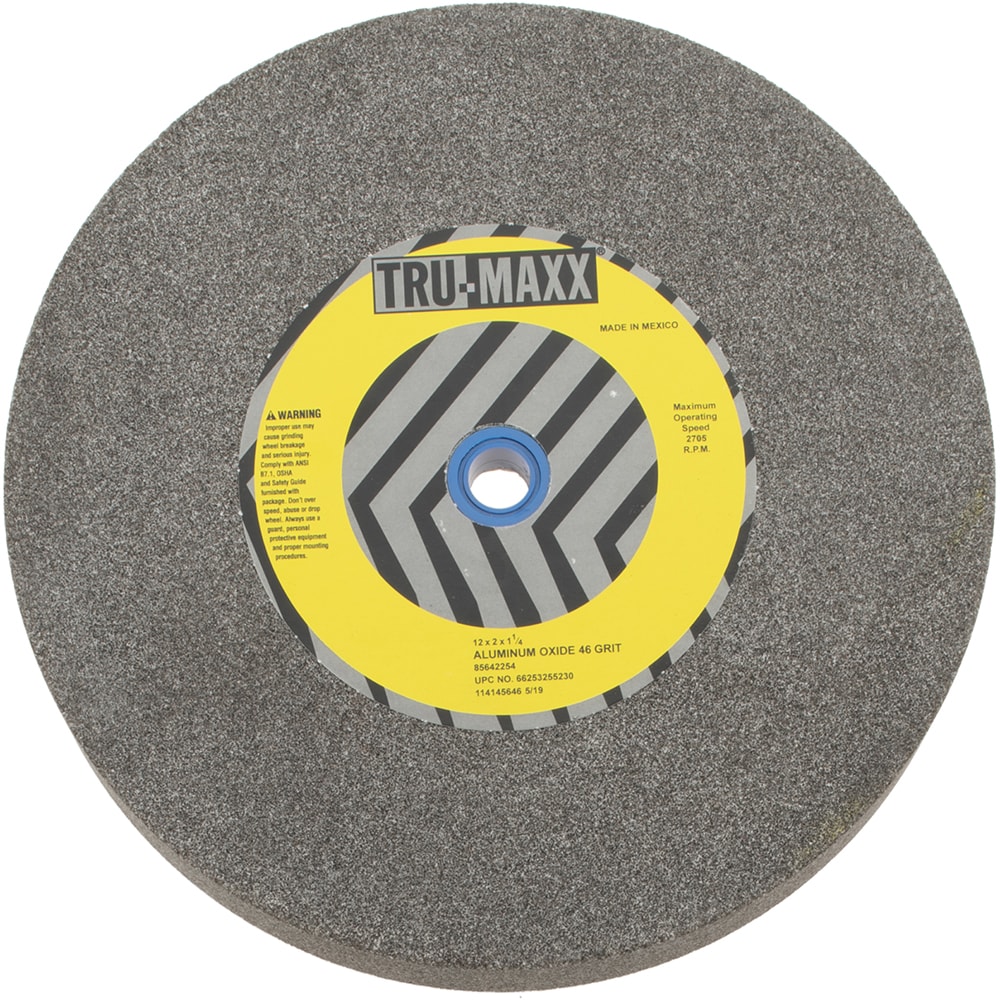 Norton 66253364043 Surface Grinding Wheel: 14" Dia, 1" Thick, 5" Hole, 46 Grit, H Hardness Image