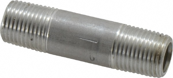 1/8 x 1-1/2" 6061 Aluminum Pipe Nipple