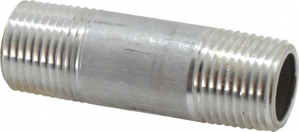 1/2 x 2-1/2" 6061 Aluminum Pipe Nipple